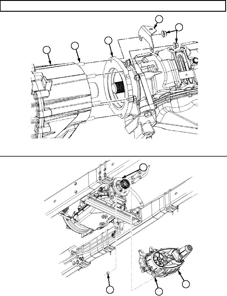 TRANSFER CASE REPLACEMENT (SERIAL NUMBERS 300000 AND ABOVE) (Cont'd)