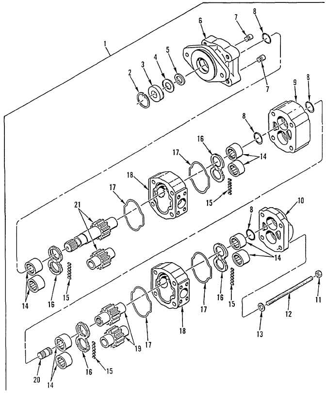 Figure 296. Hydraulic Pump Assembly (M916A1, M916A2)